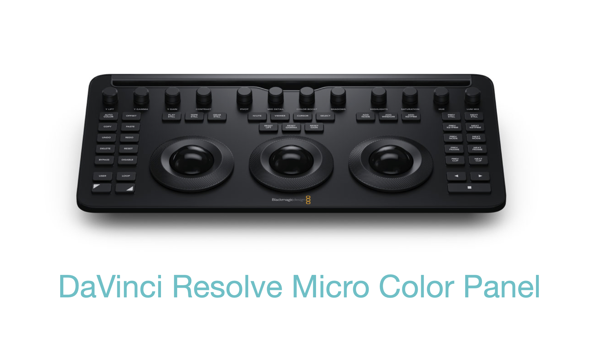 DaVinci Resolve Micro Color Panel.001
